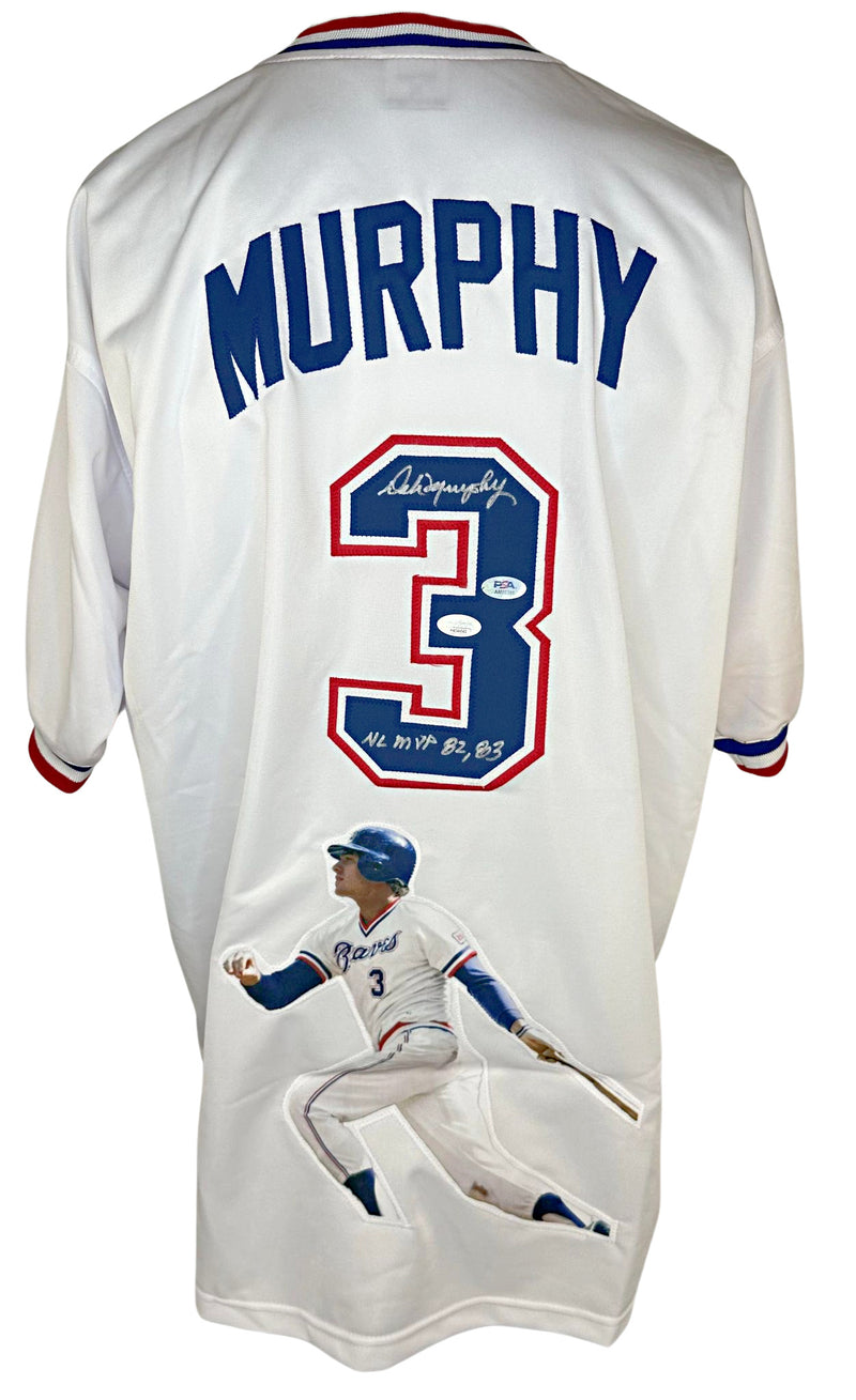 Dale Murphy autographed signed inscribed jersey MLB Atlanta Braves JSA PSA MVP