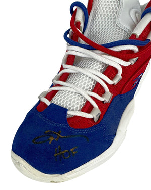 Allen Iverson autographed signed inscribed Retirement Rare Sneakers 76er's JSA