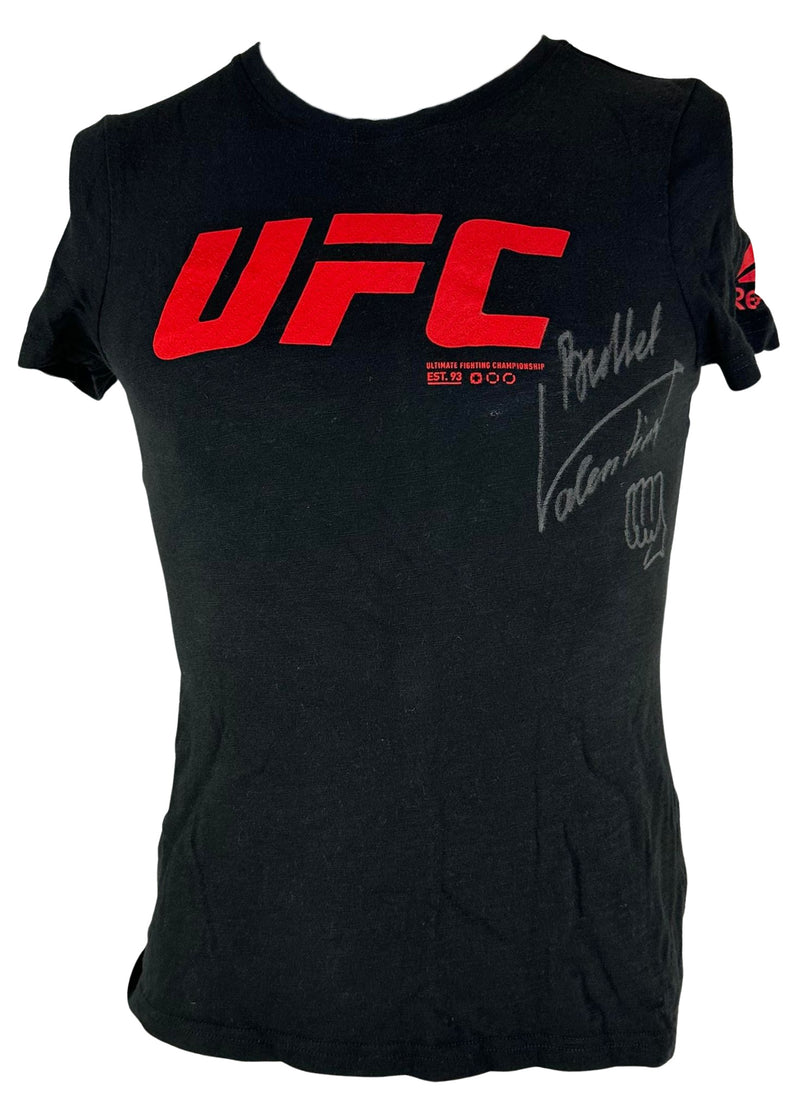 Valentina Shevchenko autographed signed shirt UFC Training Worn LOA MMA