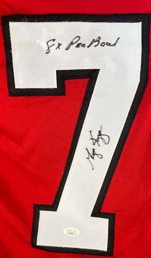 George Kunz autographed signed inscribed jersey NFL Atlanta Falcons JSA COA