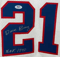 Dave Bing autographed signed inscribed jersey NBA Washington Bullets PSA COA