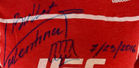 Valentina Shevchenko autographed signed shirt UFC Event Worn LOA Alexa Grasso