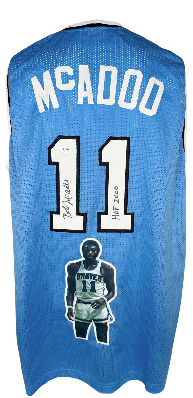 Bob McAdoo autographed signed inscribed jersey NBA Buffalo Braves JSA COA