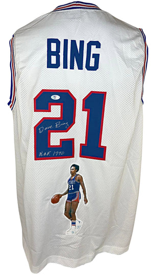 Dave Bing autographed signed inscribed jersey NBA Washington Bullets PSA COA