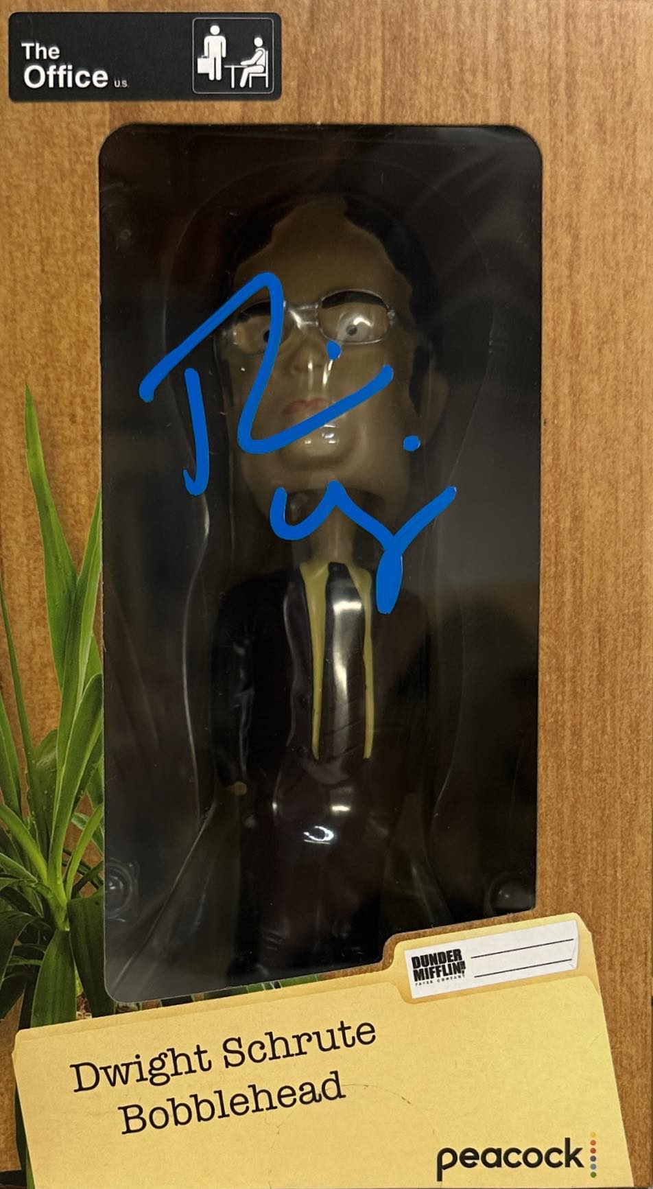 Rainn Wilson autographed signed bobble head The Office JSA COA Dwight Schrute