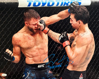 Max Holloway signed inscribed 16x20 photo UFC Blessed JSA COA Calvin Katter