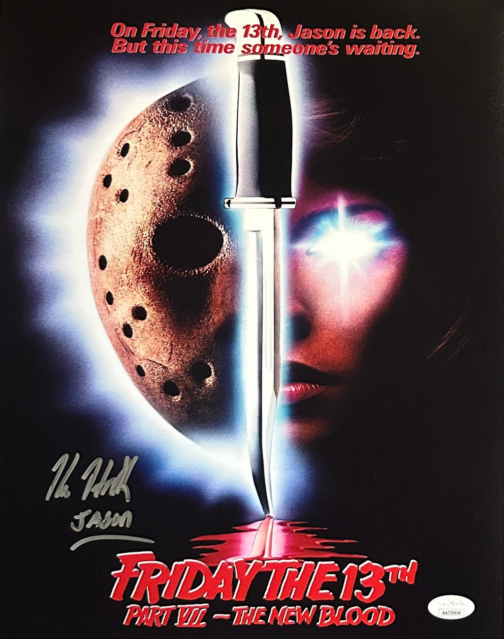 Kane Hodder autographed signed inscribed 11x14 photo Friday the 13th JSA Jason