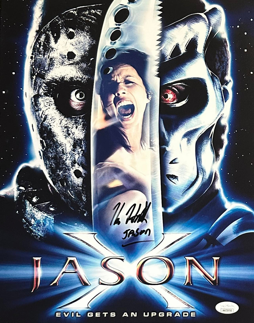 Kane Hodder autographed signed inscribed 11x14 photo Jason X JSA Friday the 13th