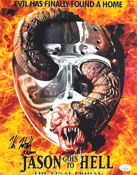 Kane Hodder signed inscribed 11x14 photo Jason Goes to Hell JSA Friday the 13th
