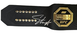 Israel Adesanya autographed signed belt UFC Alex Pereira JSA COA Style Bender