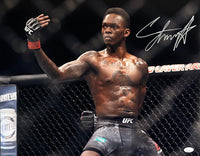 Israel Adesanya autographed 16x20 photo UFC Robert Whittaker JSA Style Bender