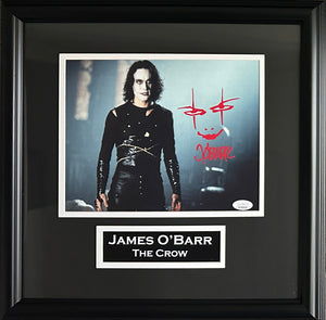 James O'barr autographed signed inscribed framed 8x10 photo The Crow JSA COA