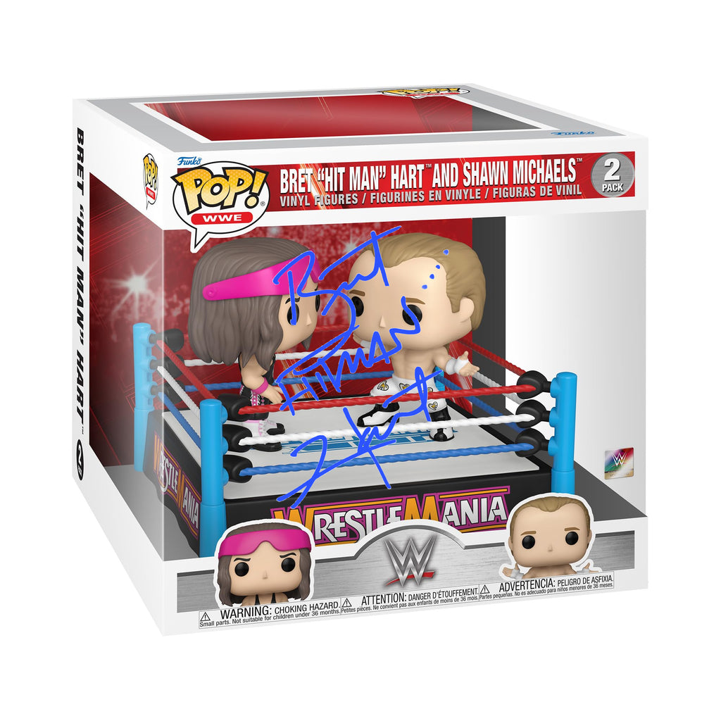 Pre-Order Bret Hart Autograph Funko Pop