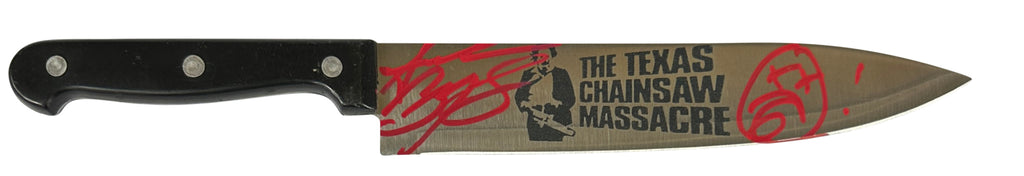 Andrew Bryniarski signed knife Texas Chainsaw Massacre JSA COA Leatherface