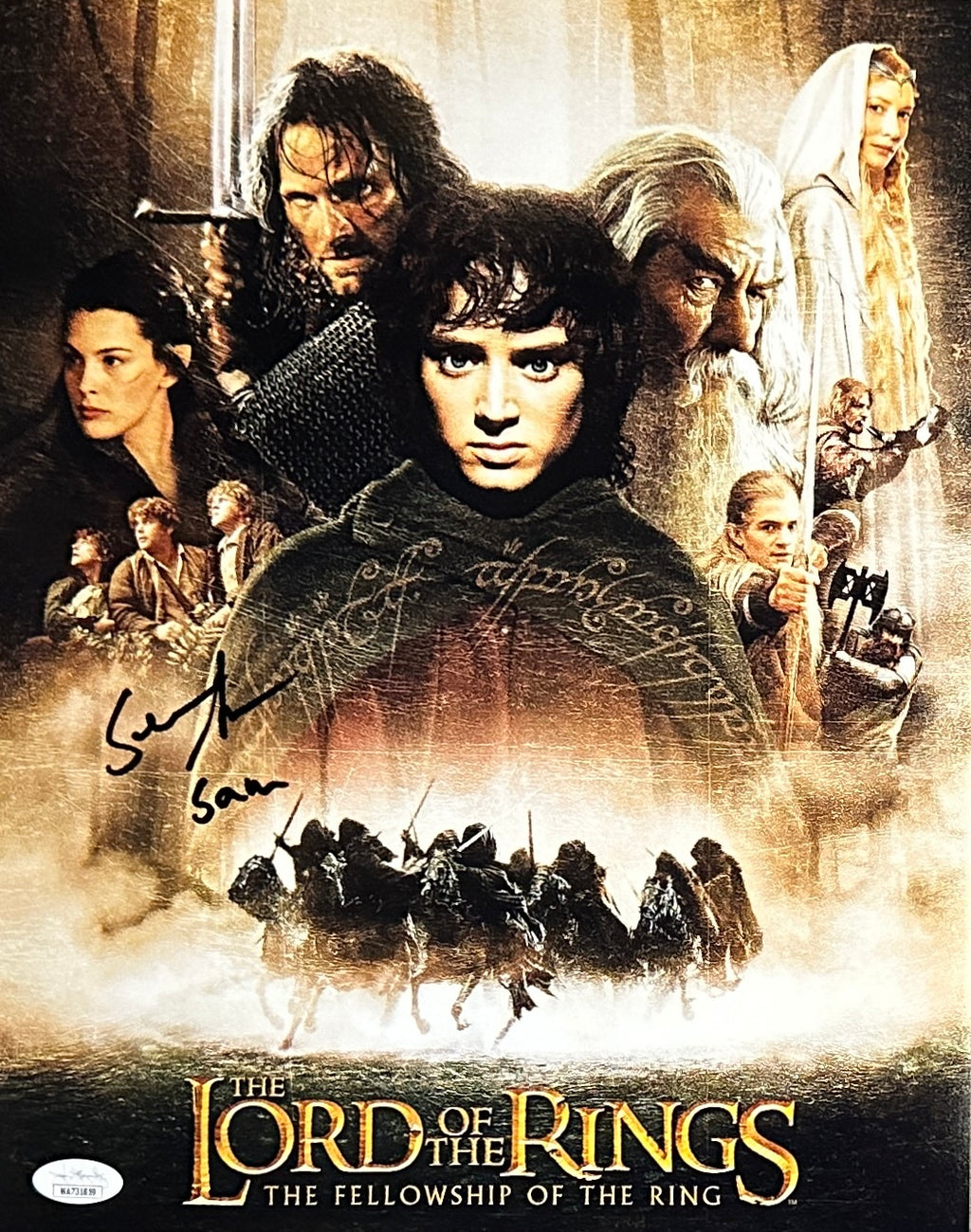 Sean Astin autographed signed inscribed 11x14 photo JSA Lord of the rings Sam