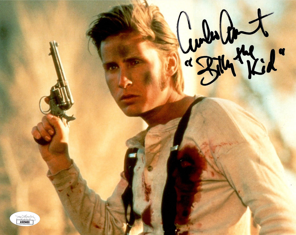 Emilio Estevez autographed signed inscribed 8x10 photo JSA COA Young Guns