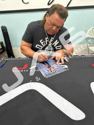 Tatanka autographed signed 8x10 photo WWE JSA COA Chris Chavis