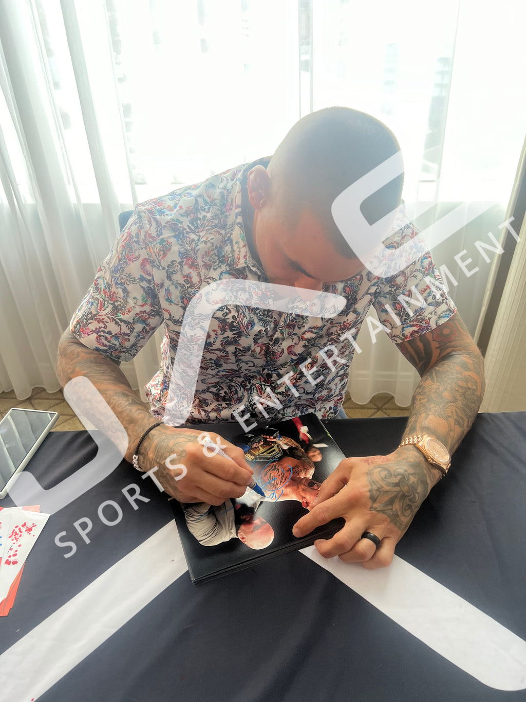 Dustin Poirier autographed signed 8x10 photo UFC JSA COA The Diamond