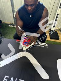 Eric Moulds autographed signed mini helmet NFL Buffalo Bills JSA COA