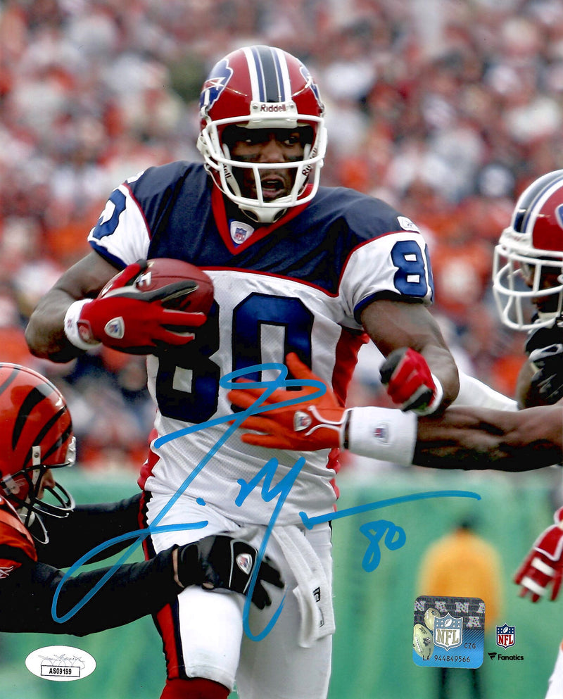 Eric Moulds autographed signed 8x10 photo NFL Buffalo Bills JSA COA