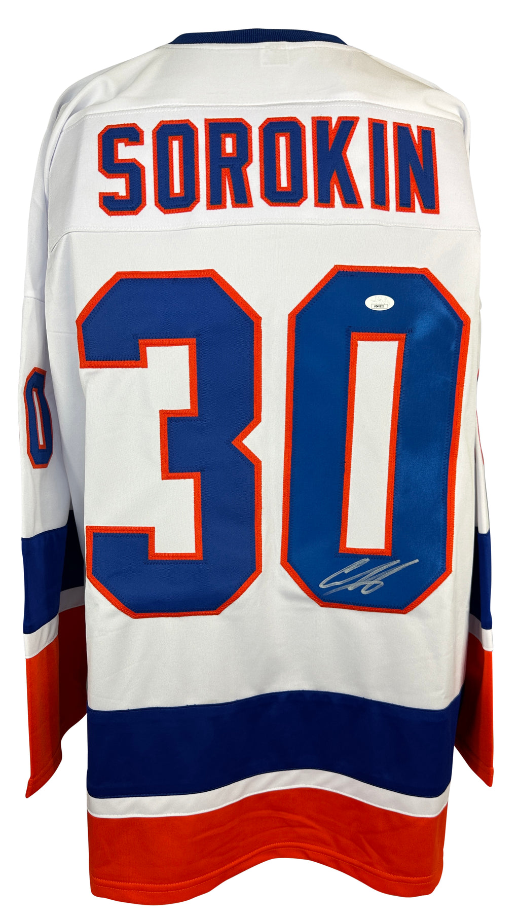 Ilya Sorokin autographed signed jersey autographed New York Islanders JSA COA