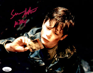 Sean Astin autographed signed inscribed 8x10 photo JSA COA The Goonies Mikey