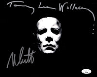 Tommy Lee Wallace Nick Castle signed autographed 8x10 photo Halloween JSA COA