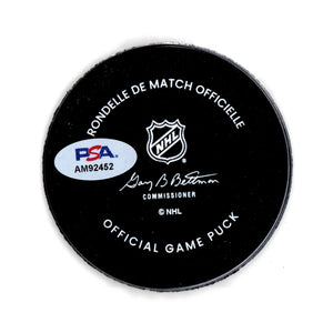 Andrei Kuzmenko autographed signed official puck NHL Vancouver Canucks JSA COA