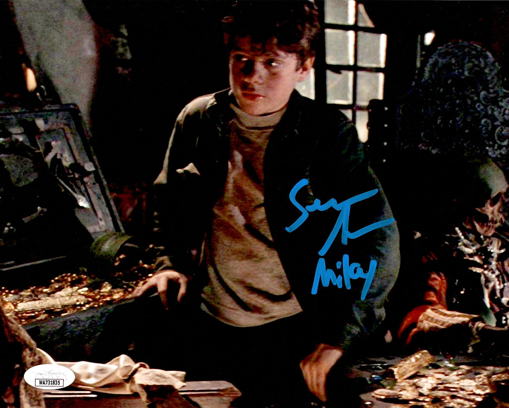 Sean Astin autographed signed inscribed 8x10 photo JSA COA The Goonies Mikey