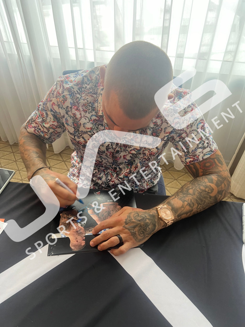 Dustin Poirier autographed signed 8x10 photo UFC JSA COA The Diamond