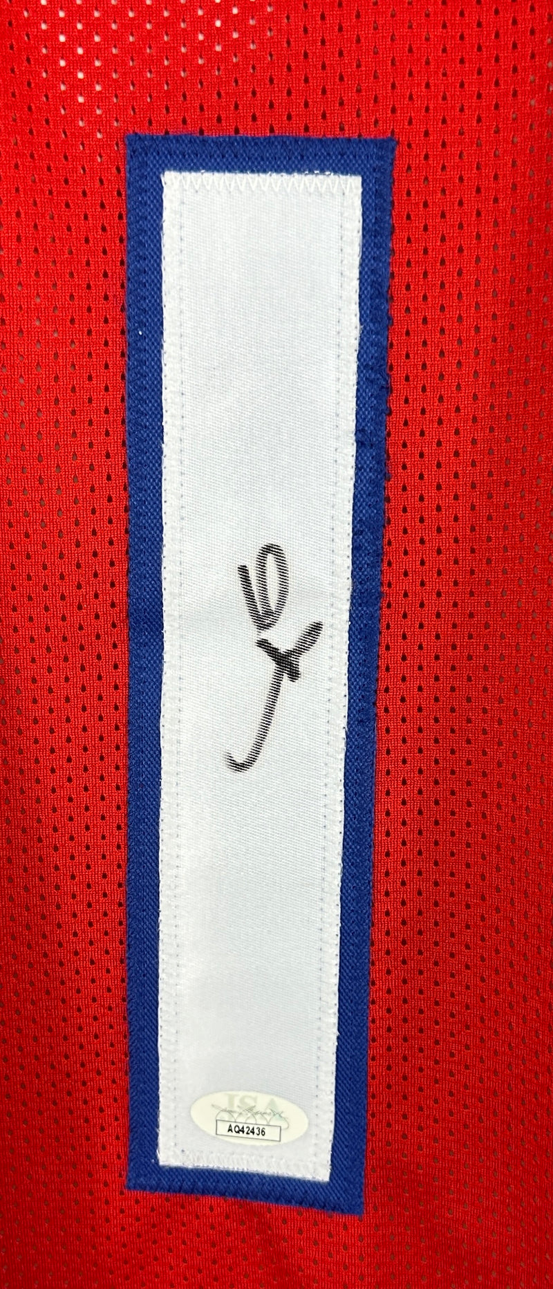 Allen Iverson autographed signed jersey NBA Philadelphia 76ers JSA COA