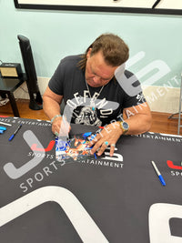 Tatanka autographed signed 8x10 photo WWE JSA COA Chris Chavis