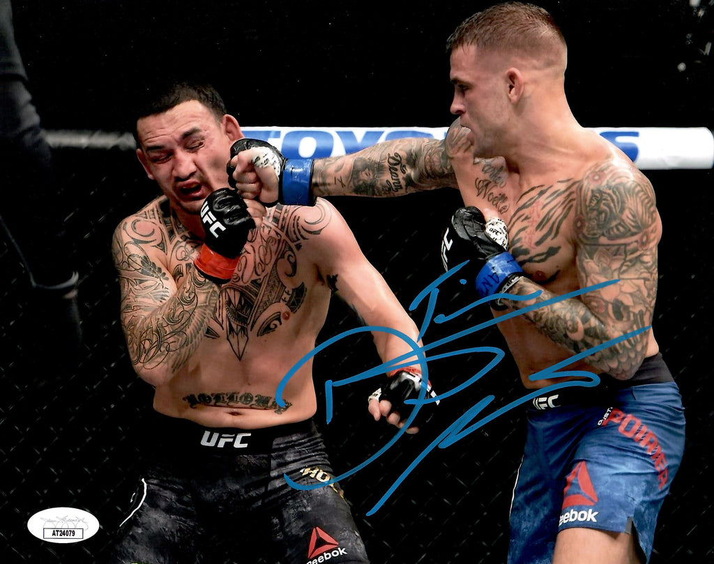 Dustin Poirier autographed signed 8x10 photo UFC JSA COA The Diamond