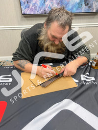 Andrew Bryniarski signed inscribed knife Texas Chainsaw Massacre JSA COA Leatherface