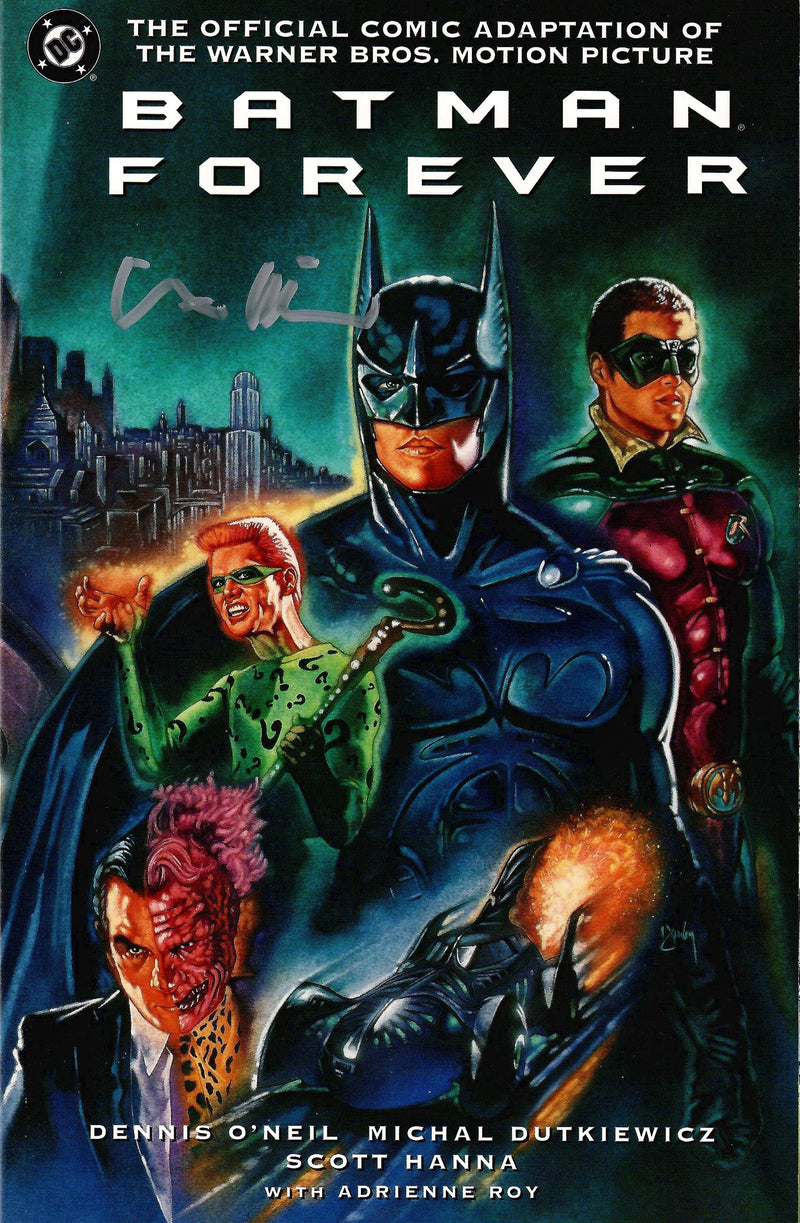 Val Kilmer autographed signed comic book Batman Forever JSA COA DC Comics