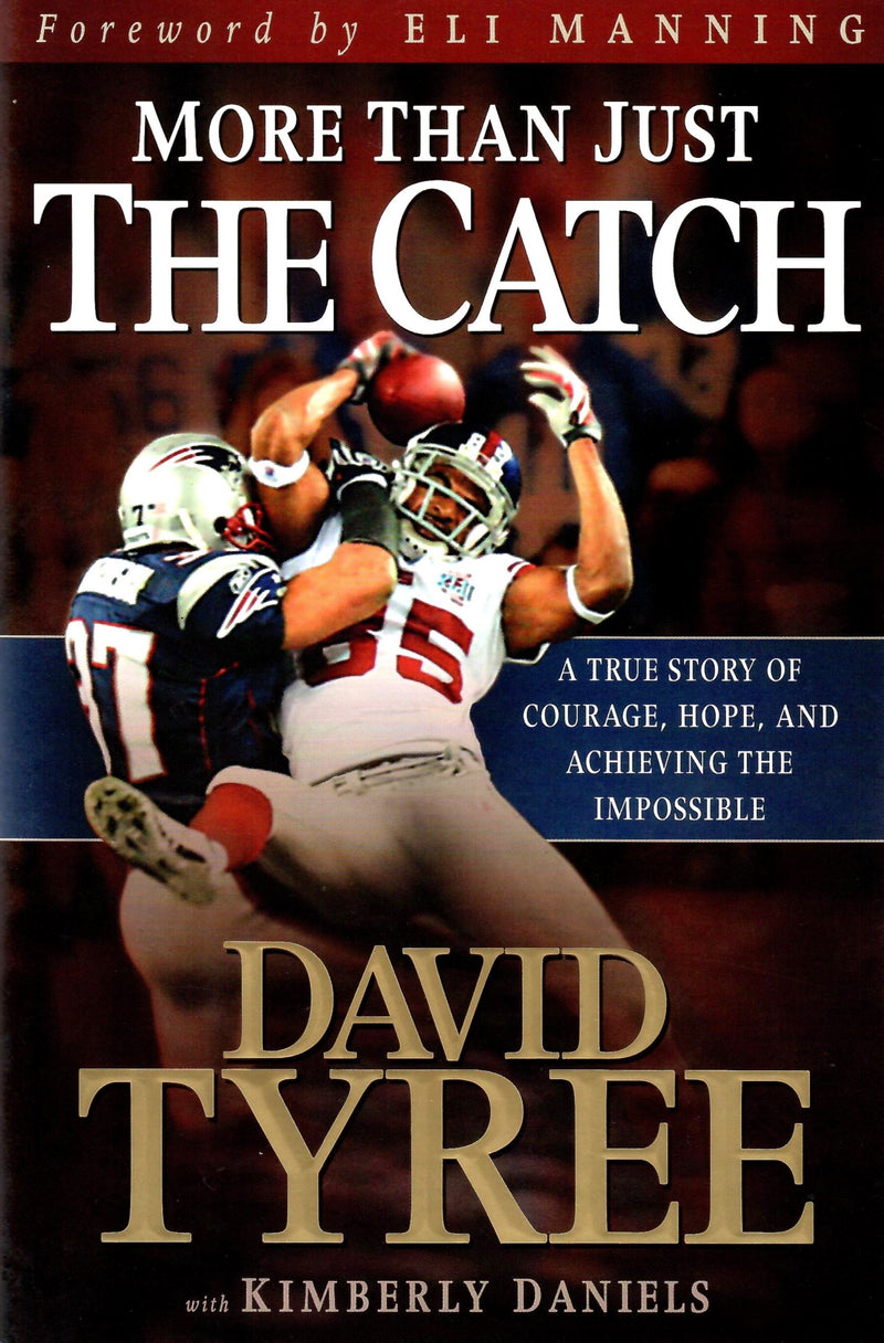 David Tyree autographed book More Than Just The Catch NFL New York Giants JSA