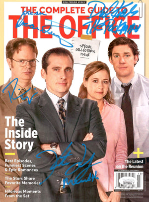 The Office cast signed inscribed magazine JSA Dwight Meredith Oscar Packer