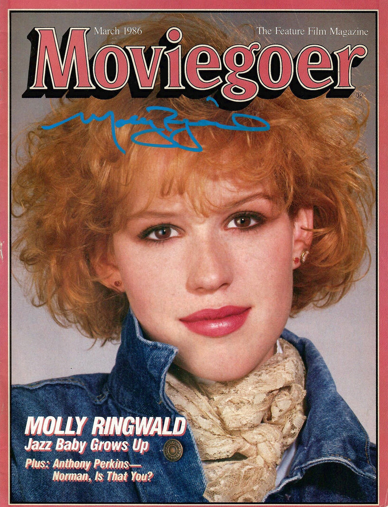 Molly Ringwald autographed signed magazine JSA