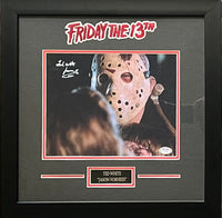 Ted White autographed framed inscribed 8x10 photo Friday The 13th PSA COA Jason