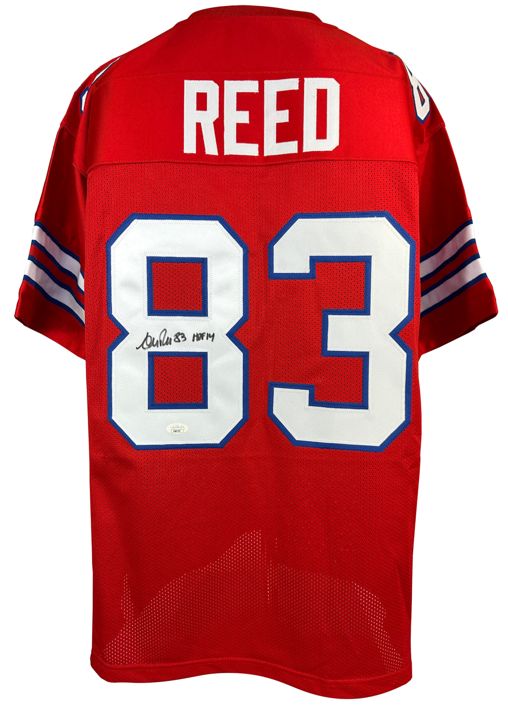 ANDRE REED AUTOGRAPHED SIGNED INSCRIBED RED PRO STYLE JERSEY