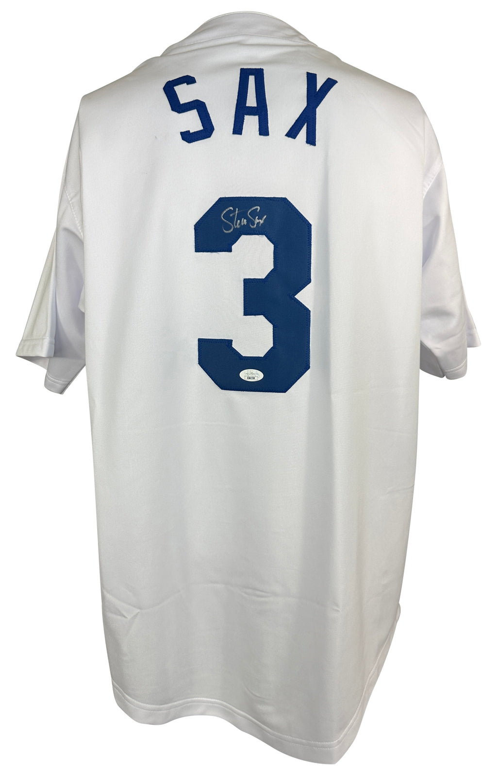 STEVE SAX SIGNED AUTOGRAPHED WHITE PRO STYLE JERSEY JSA COA