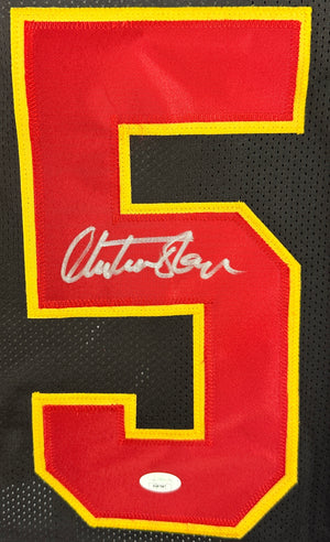 CHRISTIAN OKOYE SIGNED AUTOGRAPHED BLACK PRO STYLE JERSEYJSA COA