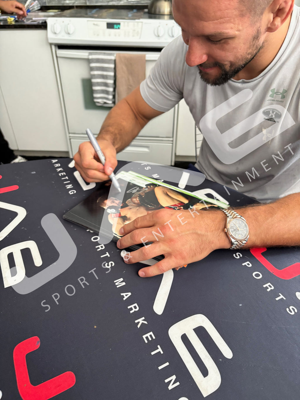 Mateusz Gamrot autographed signed 8x10 photo UFC Jalin Turner JSA COA