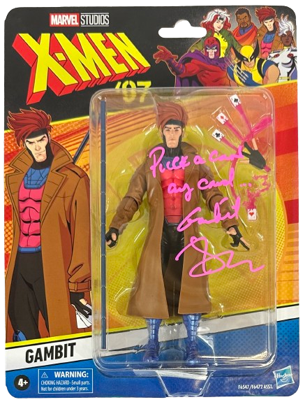 Tony Daniels autographed signed inscribed Action Figure BAS Gambit X-Men