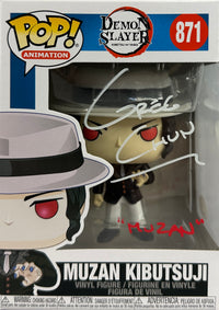 Greg Chun Autographed signed Inscribed Funko Pop #871 Demon Slayer JSA COA