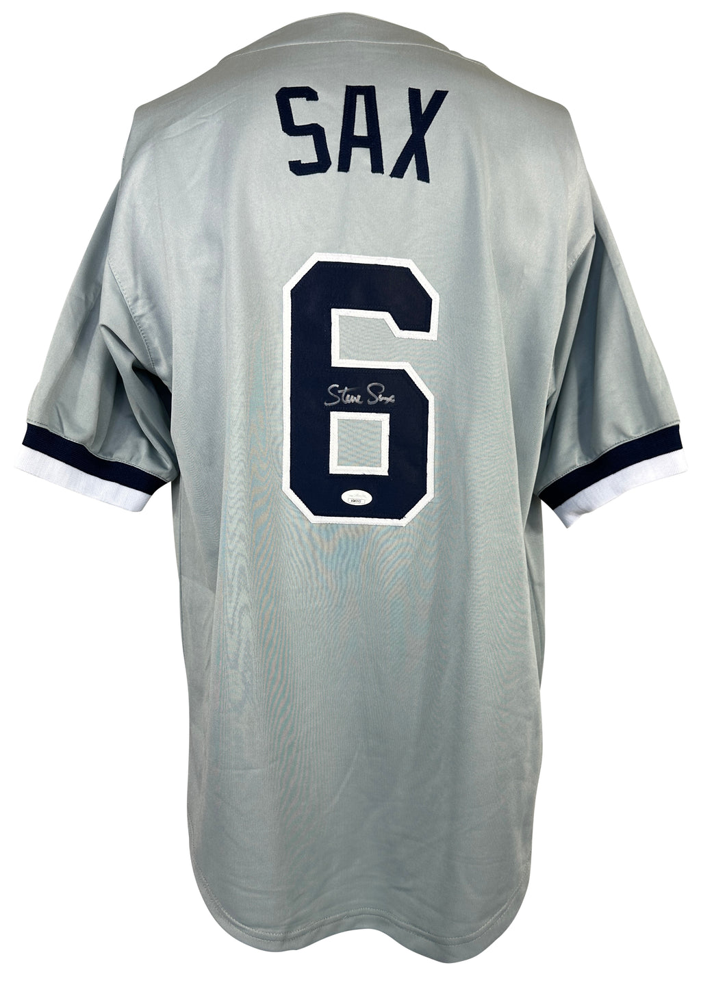 STEVE SAX SIGNED AUTOGRAPHED GREY PRO STYLE JERSEY JSA COA