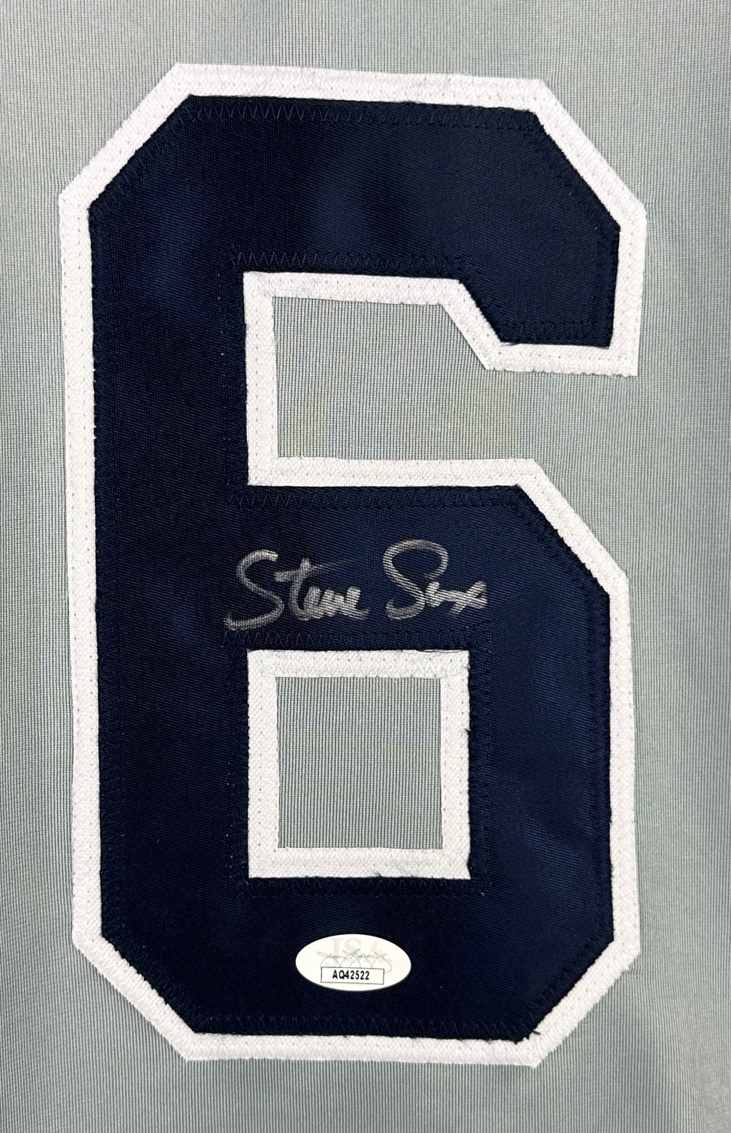 STEVE SAX SIGNED AUTOGRAPHED GREY PRO STYLE JERSEY JSA COA