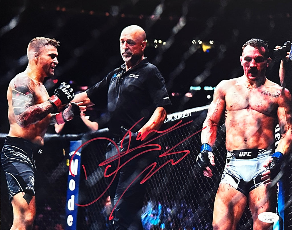 Dustin Poirier autographed signed 11x14 photo UFC JSA COA The Diamond