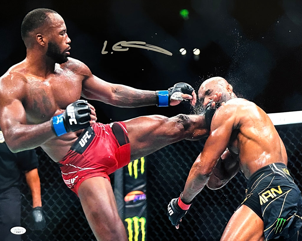 Leon Edwards autographed signed 16x20 photo UFC JSA COA Rocky