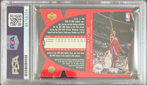 Allen Iverson auto inscribed Upper Deck SPX Philadelphia 76ers PSA Gem Mint 10
